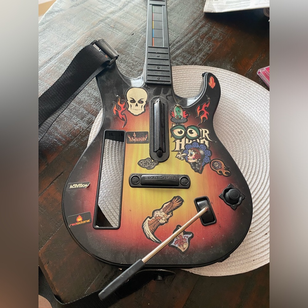 Guitar Hero guitar for the WII